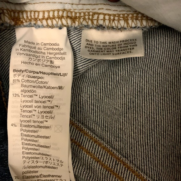 Madewell 9” Mid Rise Button Front Skinny Crop Size 25 - Picture 9 of 11